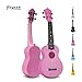 Soprano Ukulele Hawaiian Guitar Musical Instrument with Nylon Strings for Students Beginners Kids Students, FUYXAN 21 Inch Ukulele Toy for Kids Starter Uke for Gift, Pink