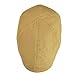 VOBOOM Ivy caps Herringbone Cotton Flat caps Light Newsboy caps Cabbie hat (Khaki)