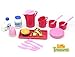 Little Treasures Kitchen Cooking & Serving Pretend Play Food Set