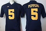 MC Jersey Men's Michigan Wolverines Jabrill Peppers #5 College Football Jersey Blue