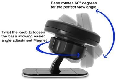 Magnetic phone mount, 360° Universal Magnetic Cell Phone Holder Stick On Dashboard Magnetic Car Mount Phone holder for Phone and Mini Tablets