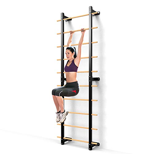Rockingtail-Wall-Mounted-Solid-Wood-Steel-Climb-Shelf-Home-Indoor-Training-Recovery-Dance-Leg-Stretch-Pull-up-Training-Fitness-Equipment