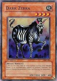 Yu-Gi-Oh! - Dark Zebra (MRL-084) - Magic Ruler - 1st Edition - Common
