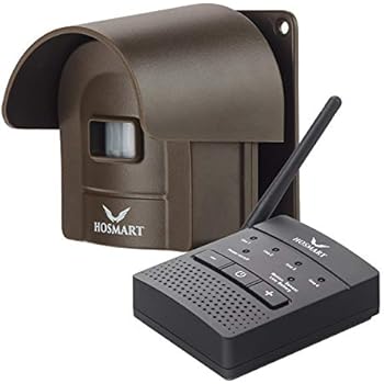 Amazon.com: Hosmart - Sistema de alarma recargable para ...