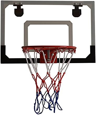 YoZhanhua Basketball Hoop with Backboard, Flex Ring, Wall Bracket and Net for Outdoor Use