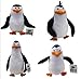 The Penguins of Madagascar 4pcs Plush Soft Toys 8