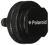 Polaroid 1/4" Tripod Mount Screw to Flash Hot Shoe Adapter for Camera, Monitor, LED Lights & Other Accessories