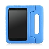 MoKo Case for Fire HD 6 - Kids Shock Proof Convertible Handle Light Weight Super Protective Stand Cover for Amazon Kindle Fire HD 6 Inch 2014 Tablet, BLUE