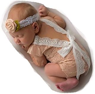 Besutana Fashion Baby Lace Sleeveless Halter Conjoined Infant Cute Jumpsuit Toddler Rompers