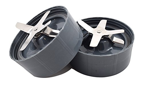 Nutribullet Blender Blade (Pack of 2) | Two Premium Boder Metal and Plastic Replacement Blades for Pro 900 Watt or 600 Blenders