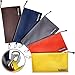 Canvas Tool Pouch Zipper Bag - 5 Pack Utility Bags Heavy Duty Metal Zippers Pouches with Carabiner, Multi Durable Storage Organizer Clip on Tote Bags by TENGYES primary