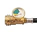 KIBOW Propane Tank Gauge/Leak Detector with 40 Inch High Pressure Hose. Suitable for BBQ Grill,Heater & All Other Propane Appliances