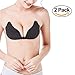 AUBANA 2-Pack Self Adhesive Bra Strapless Seamless Push Up Silicone Padded Invisible Bra (A)