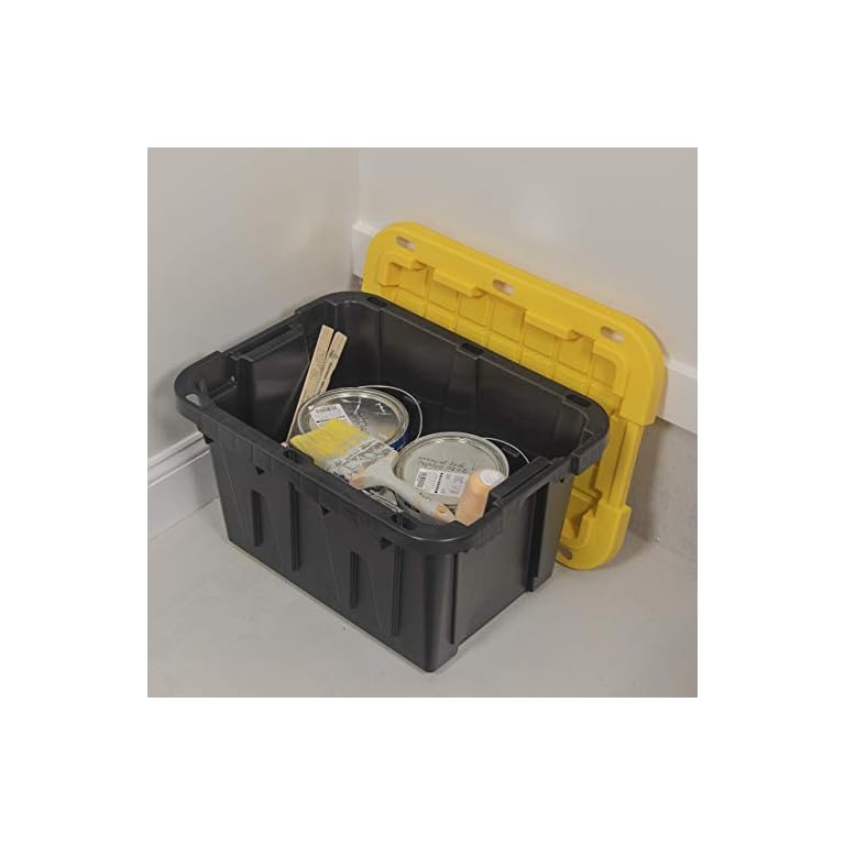 CX Original BLACK & YELLOW 12Gallon Storage Containers with Lids