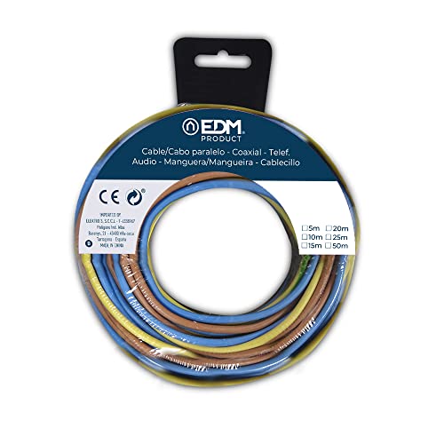 Reel Cable 1.5MM 3 Wires (AZ-M-T) 5MTS XCOLOR 15MTS