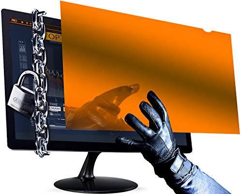 23 Inch Gold High Clarity Computer Privacy Screen Filter for Widescreen Computer Monitor – Anti-Glare – Anti-Scratch Protector Film for Data Confidentiality – 16:9 Aspect Ratio