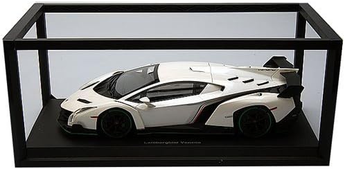 Lamborgini Veneno White With Green Line 1/18 by Kyosho 09501 WG