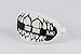 LOUDMOUTHGUARDS Loudmouth Football Mouth Guard | Skull Teeth Design (Multiple Colors) Adult & Youth Mouth Guard | Mouth Piece for Sports | Pacifier Lip and Teeth Protector