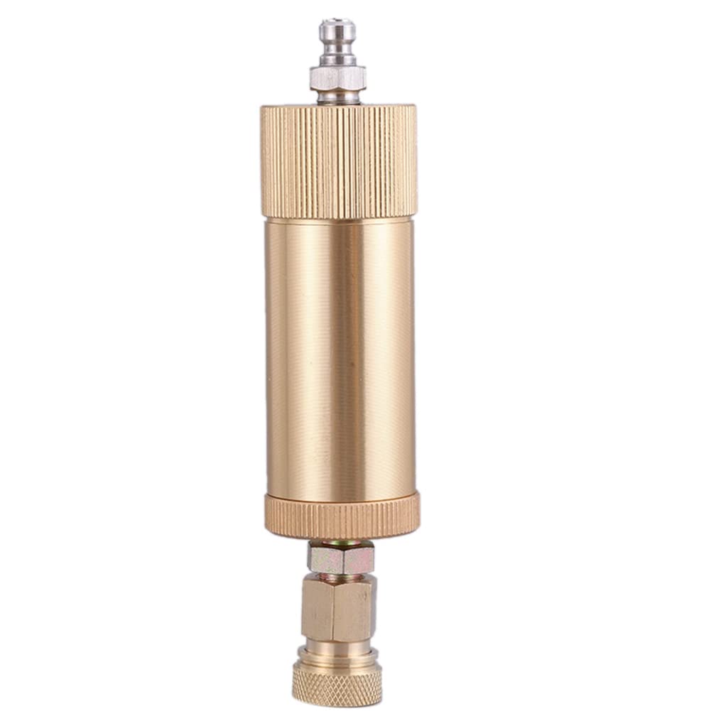 Tooteeru High Pressure PCP Hand Pump Air Filter Oil-Water Separator for High Pressure Pcp 30Mpa Air Pump Filter Compressor Gold