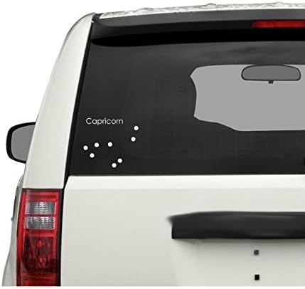 By Decorainbow- constellation "capricorn" decals (6" Longest Size) Car Truck bumper Window decal sticker Stickers