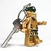LEGO Ninjago Legacy Gold Ninja 175% Scale Minifigure LED Key Light