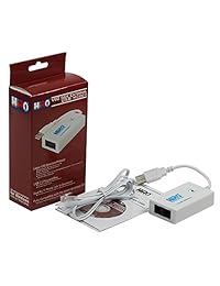 HiRO V92   Módulo de datos USB externo, 56 K, doble puerto, con zumbador integrado, instalación sin controlador, Windows 10, 8.1, 8, 7, 32 bits de 64 bits (H50228)