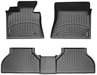 Weathertech 44573-1-2 Front and Rear Black Floor Liners for 2014-2017 Jeep Wrangler Unlimited