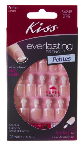 Kiss Products, Inc. Kiss Everlasting Petite 28 Piece Nail Kit, Pink