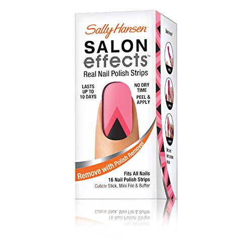 Sally Hansen Salon Effects Real Nail Polish Strips, Get The Point, 16 Count