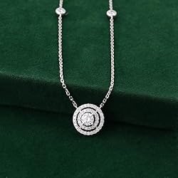 Eata Gift Lab-Grown Diamond Necklace | Round