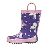 Back to School Clearance Sale! RanyZany Happy Hearts Rain Boots - Satisfaction Guaranteed