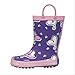 Back to School Sale! RanyZany Happy Hearts Rain Boots For Girls - Kids Rain Boots- Satisfaction Guaranteed