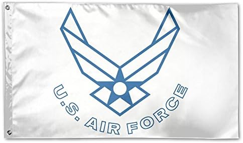 Hattgg Mini US Air Force Funny Lawn Yard Garden Flags 3x5 Semi Transparent Polyester Fiber Emblemize