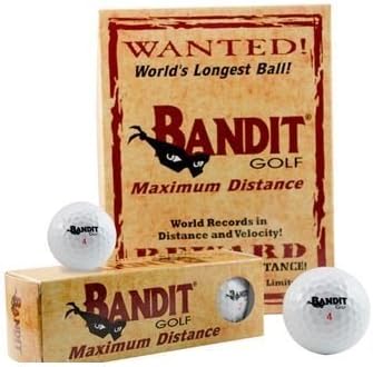 Bandit Non Conforming Illegal Maximum Distance Golf Balls 1 Dozen 12 Balls