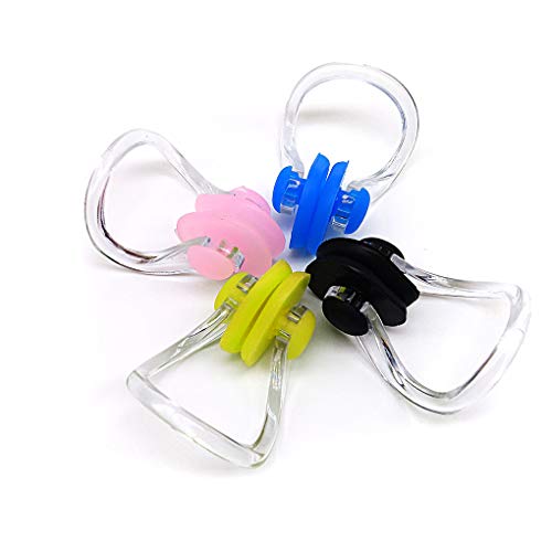 Zooshine Set of 4 Waterproof Swimming Earplugs Nose Plug Clips for Adults Kids,Protect Your Ears Nose Swimming