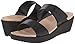 crocs Women's A-Leigh 2 Strap Mini W Wedge Sandal, Black/Black, 9 M US