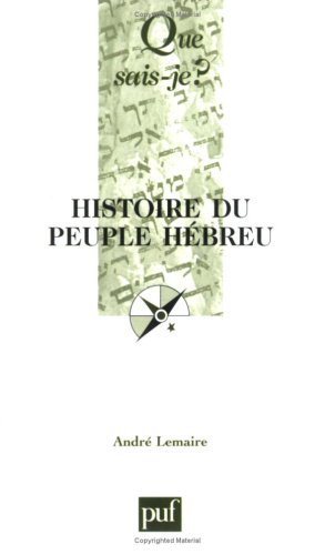 Histoire du peuple hébreu