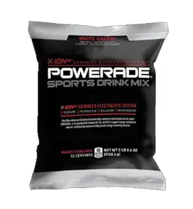 Powerade White Cherry Powder Drink Mix, 5 Gallon Bag