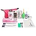 19pcs Eyelash Extension Kits,Professional Mannequin Head Training Eyelashes Extensions Practice Cosmetology Esthetician Supplies with Eye Lashes Glue Tweezers Tools sets