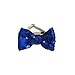 Pet Cute Birthday Party Crown Hat and Blingbling Bow Tie Collar Set with Adjustable Elastic Headband and Crown Topper for Small Dogs Cats Kitten Puppy