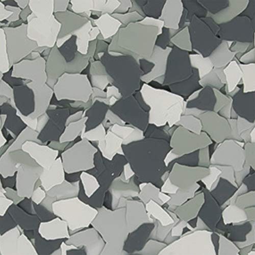 1/4" Chipflakes Epoxy Paint Chips (10lb, Gravel) in Oman Whizz Finish Compound
