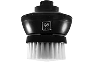 Skull Shaver Body Exfoliating Brush Attachment - Skin-Cleansing Exfoliator - Compatible with Pitbull, Palm & Butterfly Kiss Shavers - Black