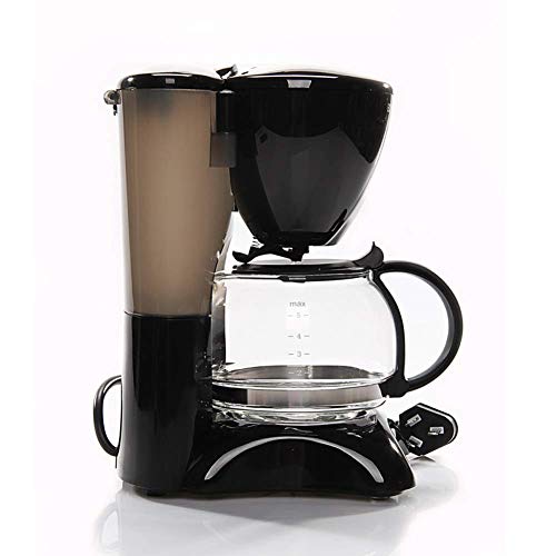 JSMY Filterkaffeemaschine/Filterkaffeemaschine mit Glaskessel/abnehmbarem Trichter für einfache Reinigung,800 ml,schwarz – Bild 8