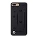 Kroo Expandable Slim TPU Wallet Card & Accessories Case for Apple iPhone 7 Plus - Black