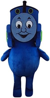 Blue robot superman Walking Cartoon Characte Christmas Halloween ( Size : Small(160-170)cm )