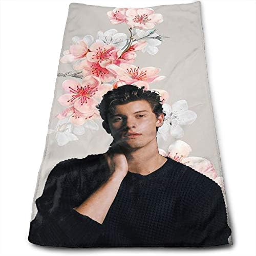 Handsome Boy Shawn Peter Raul Mendes Towels with 3D HD Print 11.8 X 27.6 Inch (30 x 70) cm