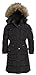 Weatherproof Girls Down Alternative Long Hooded Winter Puffer Bubble Jacket Coat