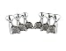 Guyker 6Pcs Guitar Machine Heads (3L + 3R) – 1:18 Locking String Tuning Key Pegs Tuners Set Replacement for LP, SG, TL Style Electric or Acoustic Guitars – Chrome