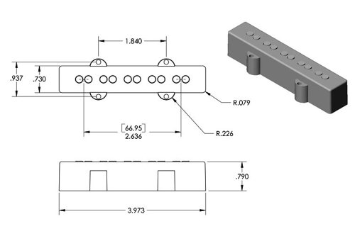 Seymour Duncan 67/70 Jazz Bass - Set - Bass Guitar Pickup