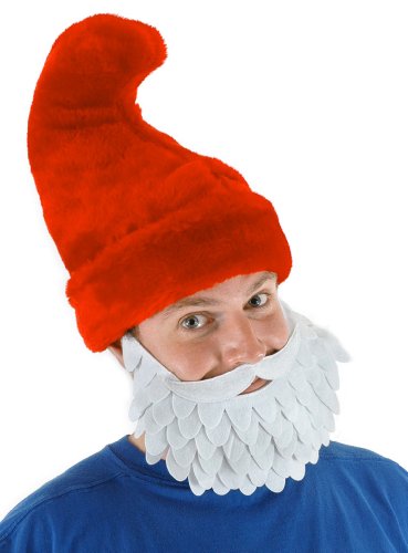Red Little Blue People Costume Hat - Adult Std.